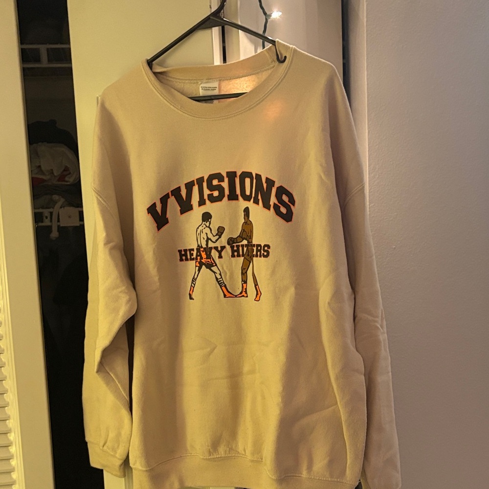 Cream Graphic Sweatshirt